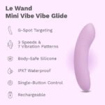 Le Wand Mini Vibe Glide Rechargeable G-Spot Vibrator – Light Purple - Image 9