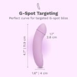 Le Wand Mini Vibe Glide Rechargeable G-Spot Vibrator – Light Purple - Image 10