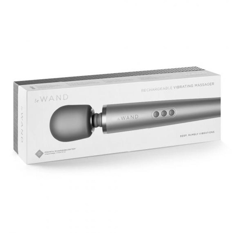 le-wand-rechargeable-massager-grey Le Wand Rechargeable Massager Grey - Image 1