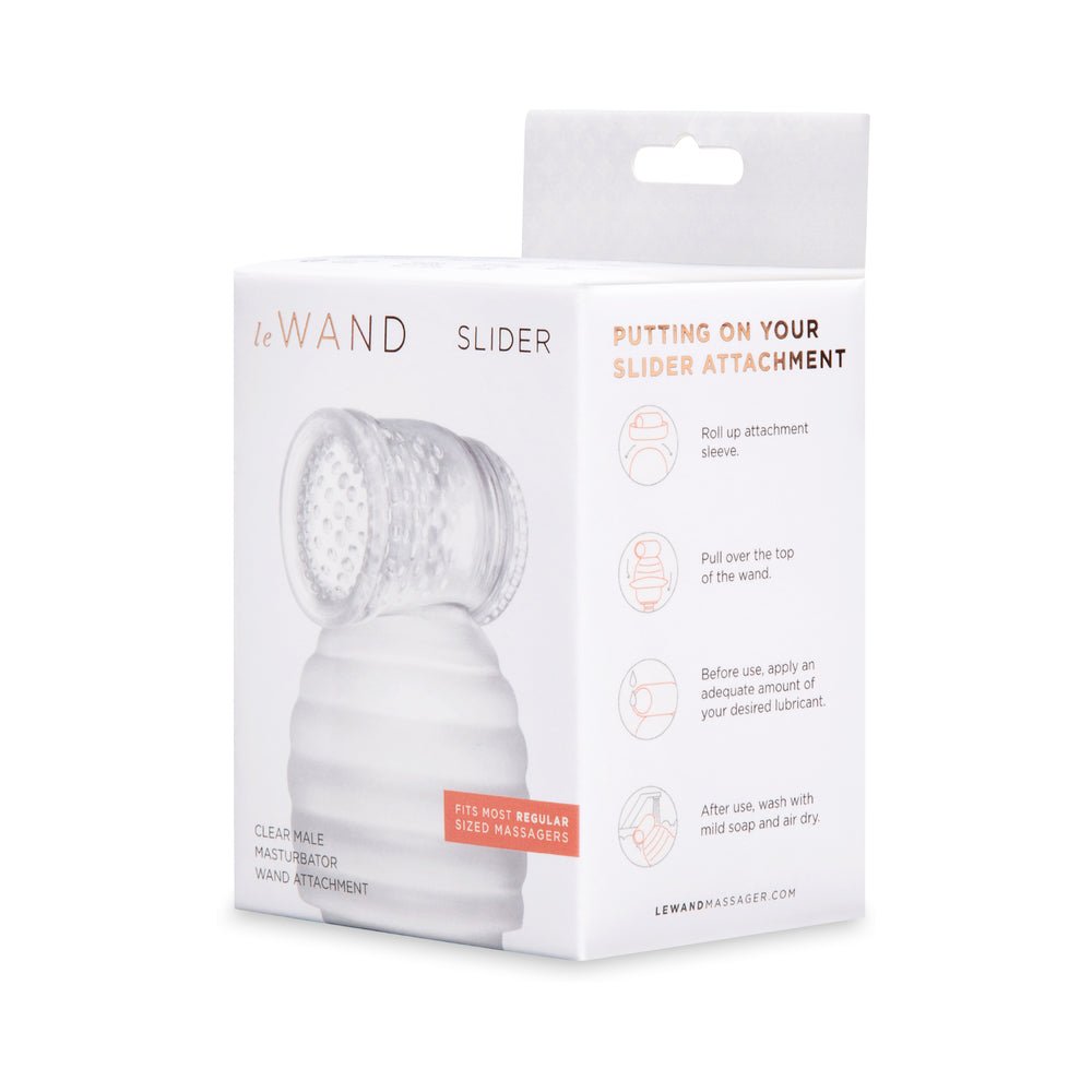 le-wand-slider-clear-male-masturbator-wand-attachment Le Wand Slider Clear Male Masturbator Wand Attachment - Image 1