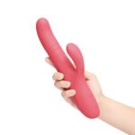 Le Wand Thrust Rechargeable Thrusting Rabbit Vibrator – Hot Pink - Image 5