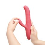 Le Wand Thrust Rechargeable Thrusting Rabbit Vibrator – Hot Pink - Image 6