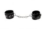 Leather Cuffs for Hands and Ankles - Black - Image 2