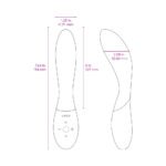 LELO MONA WAVE Rechargeable G-Spot Vibrator Deep Rose - Image 9