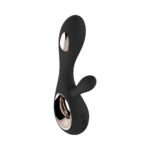 LELO SORAYA WAVE Rechargeable Rabbit Vibrator Black - Image 3