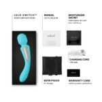LELO SWITCH Double-Sided Wand Vibrator – Aqua - Image 7