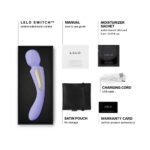 LELO SWITCH Double-Sided Wand Vibrator – Lilac - Image 7