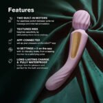 LELO SWITCH Double-Sided Wand Vibrator – Soft Pink - Image 8