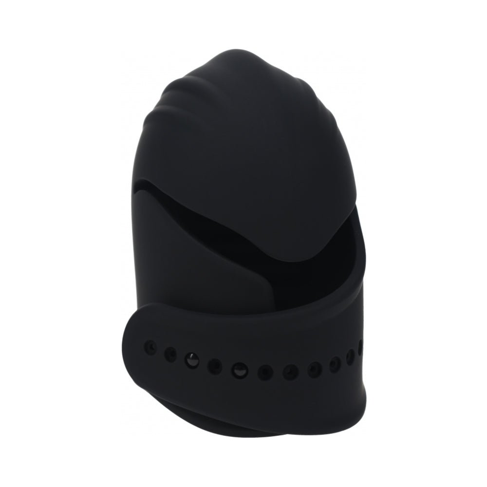 levelz-adjustable-vibrating-silicone-penis-head-stimulator-black LEVELZ Adjustable Vibrating Silicone Penis Head Stimulator Black - Image 1