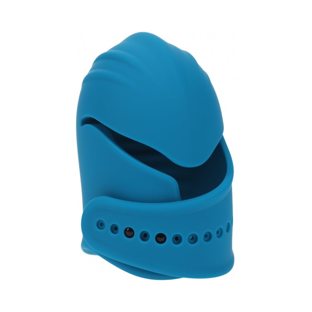 levelz-adjustable-vibrating-silicone-penis-head-stimulator-teal LEVELZ Adjustable Vibrating Silicone Penis Head Stimulator Teal - Image 1
