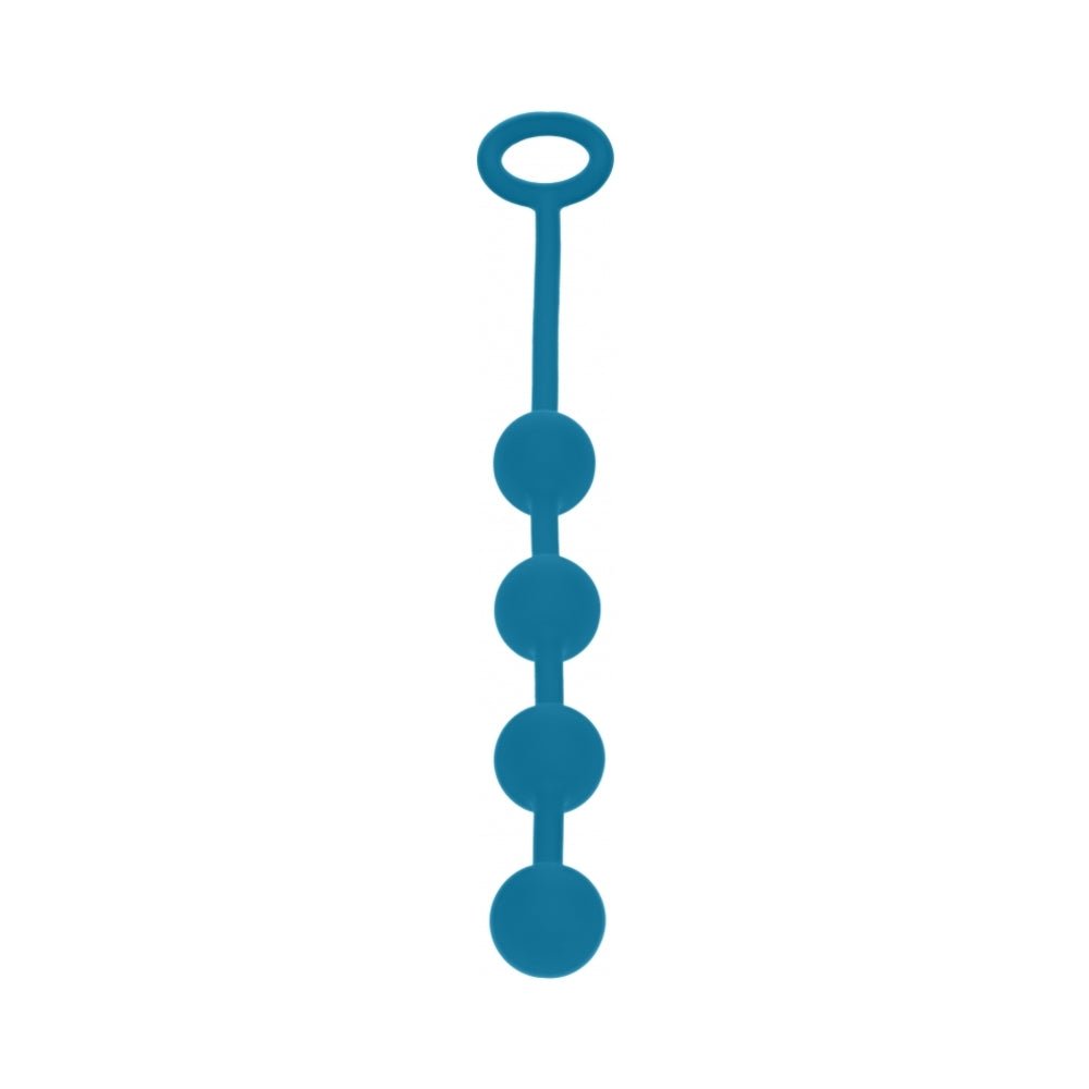 levelz-round-silicone-anal-balls-small-20mm-teal LEVELZ Round Silicone Anal Balls Small 20mm Teal - Image 1