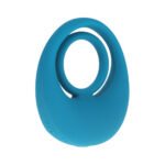 LEVELZ Vibrating Liquid Silicone Cock & Ball Ring Teal