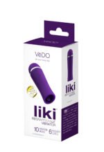 Liki Rechargeable Flicker Vibe - Deep Purple - Image 2