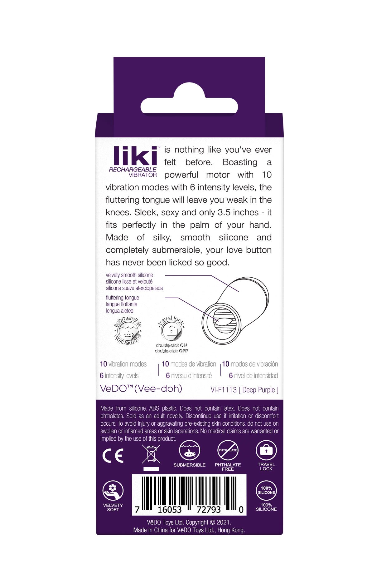 liki-rechargeable-flicker-vibe-deep-purple Liki Rechargeable Flicker Vibe - Deep Purple - Image 1