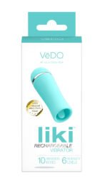Liki Rechargeable Flicker Vibe - Tease Me Turqoise - Image 8