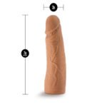 Lock on - 7 Inch Realistic Lock on Dildo - Mocha - Image 2
