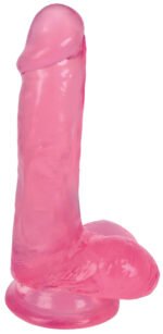 Lollicock 6 Inch Slim Stick With Balls - Cherry Ice - Image 2