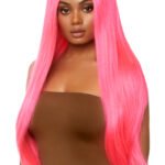 Long Straight Wig 33 Inch - Pink