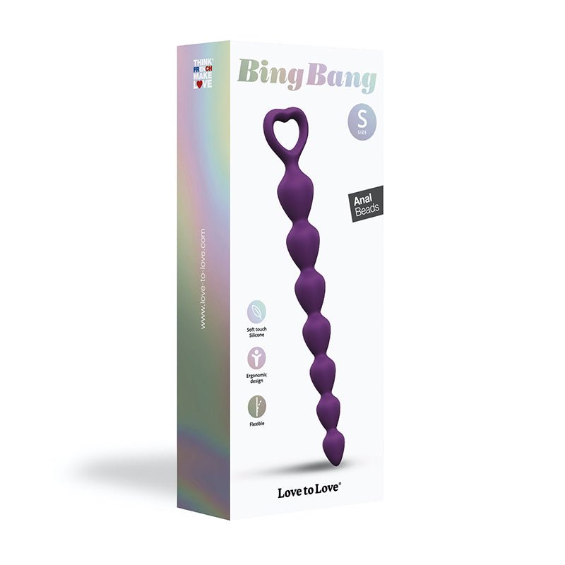 love-to-love-bing-bang-silicone-anal-beads-violet-small Love to Love Bing Bang Silicone Anal Beads Violet Small - Image 1