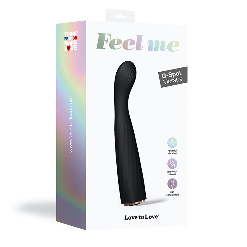 love-to-love-feel-me-rechargeable-silicone-g-spot-vibrator-noir Love to Love Feel Me Rechargeable Silicone G-Spot Vibrator Noir - Image 1