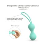 Love to Love Joia Silicone Kegel Balls – Teal - Image 2