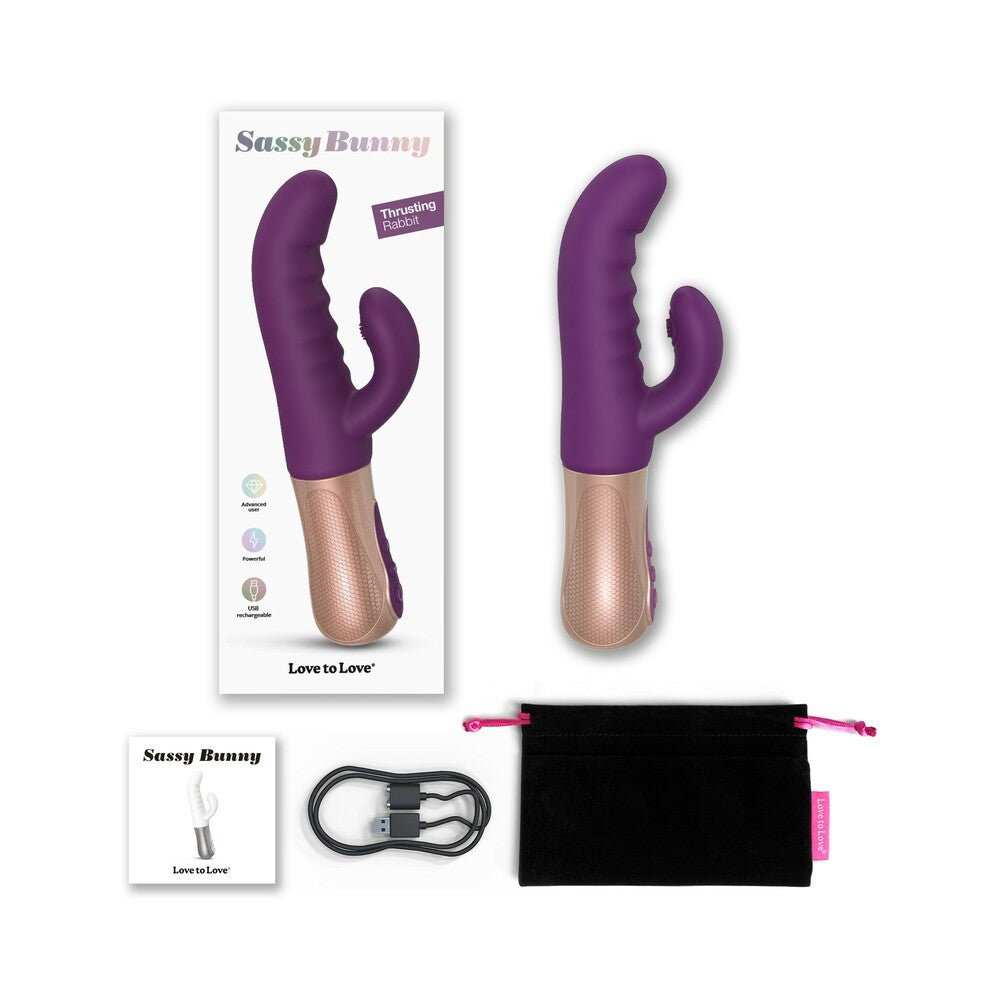 love-to-love-sassy-bunny-thrusting-rabbit-purple-rain Love to Love Sassy Bunny Thrusting Rabbit Purple Rain - Image 1