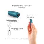 Love to Love Waouhhh Bullet Vibrator – Teal - Image 3
