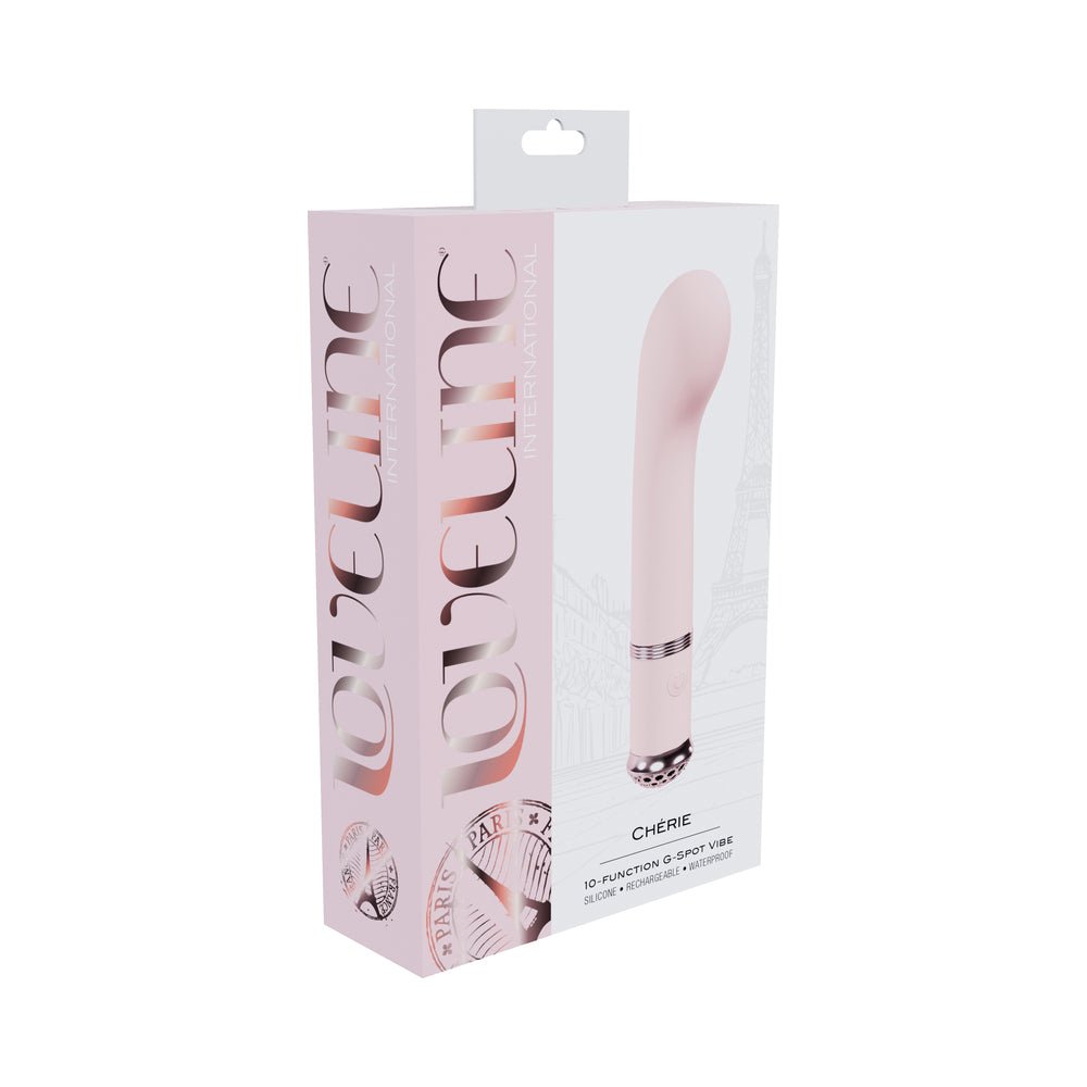 loveline-cherie-rechargeable-silicone-g-spot-vibrator-pink Loveline Cherie Rechargeable Silicone G-Spot Vibrator Pink - Image 1