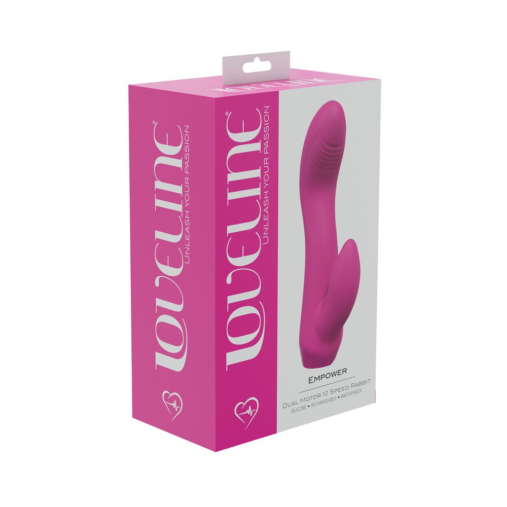 loveline-empower-dual-motor-10-speed-rabbit-silicone-rechargeable-waterproof-green LoveLine Empower Dual Motor 10 Speed Rabbit Silicone Rechargeable Waterproof Green - Image 1