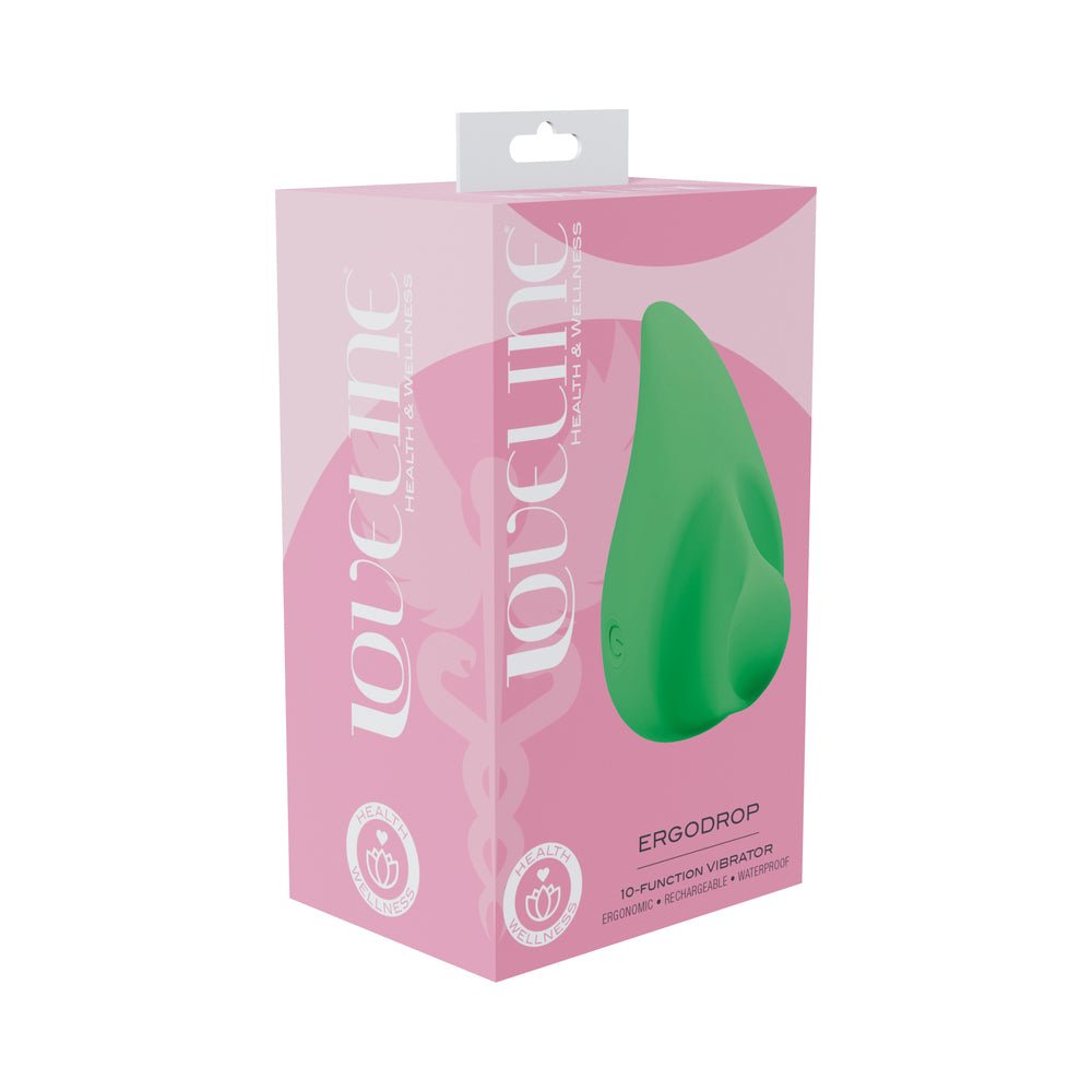 loveline-ergodrop-vibe-waterproof-green LoveLine ErgoDrop Vibe Waterproof Green - Image 1