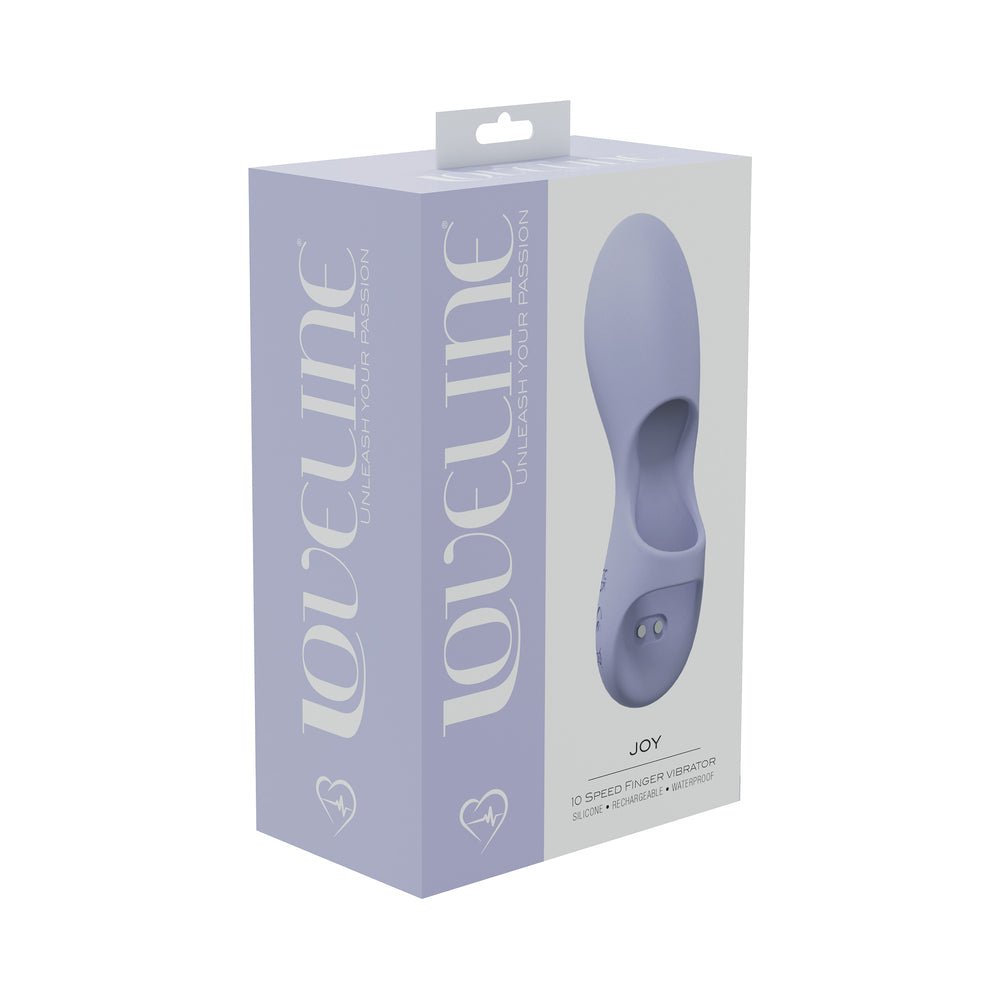 loveline-joy-10-speed-finger-vibe-silicone-rechargeable-waterproof-lavender LoveLine Joy 10 Speed Finger Vibe Silicone Rechargeable Waterproof Lavender - Image 1