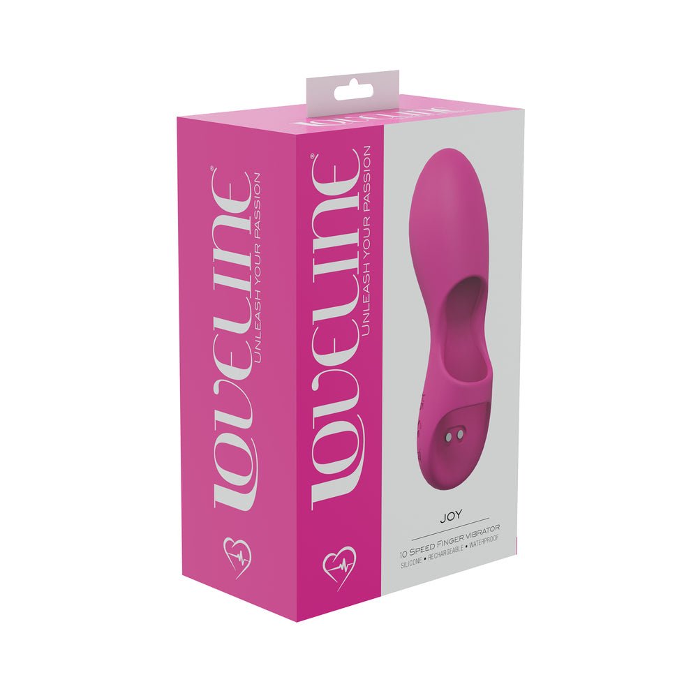 loveline-joy-10-speed-finger-vibe-silicone-rechargeable-waterproof-pink LoveLine Joy 10 Speed Finger Vibe Silicone Rechargeable Waterproof Pink - Image 1