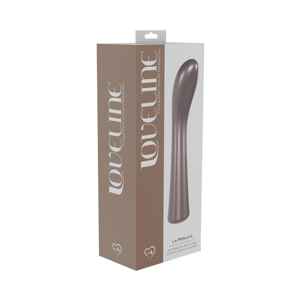 loveline-la-perla-iii-rechargeable-silicone-g-spot-vibrator-pink LoveLine La Perla III Rechargeable Silicone G-Spot Vibrator Pink - Image 1