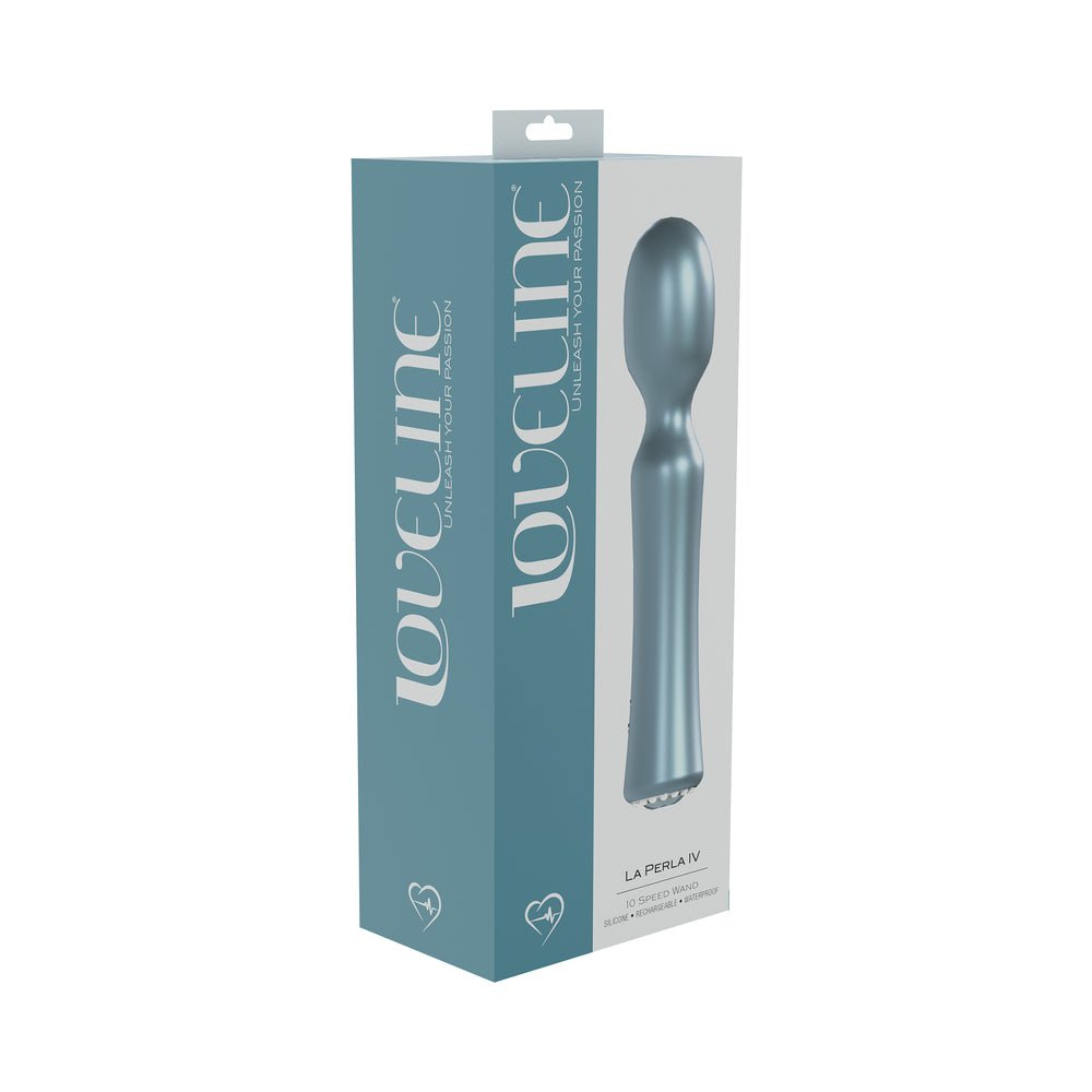 loveline-la-perla-iv-rechargeable-silicone-wand-blue LoveLine La Perla IV Rechargeable Silicone Wand Blue - Image 1