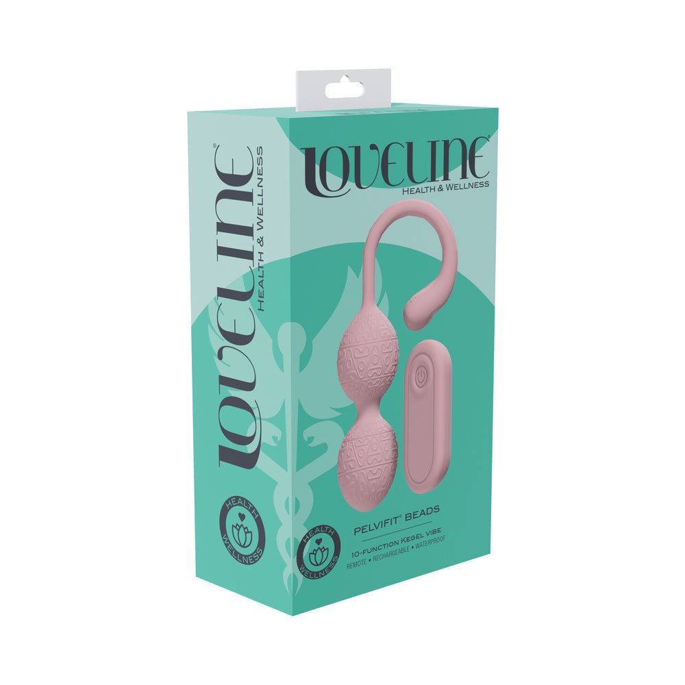 loveline-pelvifit-beads-kegel-vibe-waterproof-remote-pink LoveLine PelviFit Beads Kegel Vibe Waterproof Remote Pink - Image 1