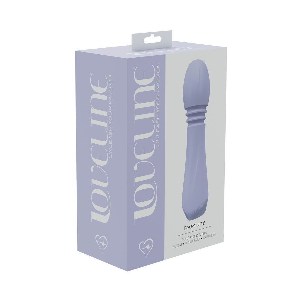 loveline-rapture-10-speed-vibe-silicone-rechargeable-waterproof-lavender LoveLine Rapture 10 Speed Vibe Silicone Rechargeable Waterproof Lavender - Image 1