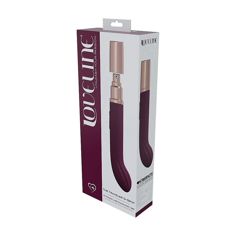 loveline-traveler-g-spot-silicone-rechargeable-splashproof-burgundy LoveLine Traveler G-Spot Silicone Rechargeable Splashproof Burgundy - Image 1