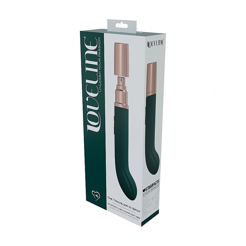 loveline-traveler-g-spot-silicone-rechargeable-splashproof-forest-green LoveLine Traveler G-Spot Silicone Rechargeable Splashproof Forest Green - Image 1