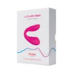 Lovense Dolce Bluetooth Adjustable Dual Vibrator – Hot Pink - Image 4