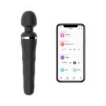 Lovense Domi 2 Bluetooth Programmable Wand Vibrator – Black - Image 4