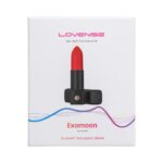 Lovense Exomoon Bluetooth Mini Lipstick Vibrator – Black - Image 4