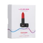 Lovense Exomoon Bluetooth Mini Lipstick Vibrator – Black - Image 5