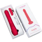 Lovense Gravity Rechargeable Thrusting Dildo – Hot Pink - Image 2