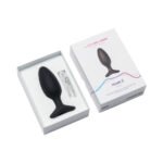 Lovense Hush 2 Bluetooth Remote-Controlled Vibrating Anal Plug Medium Black - Image 5