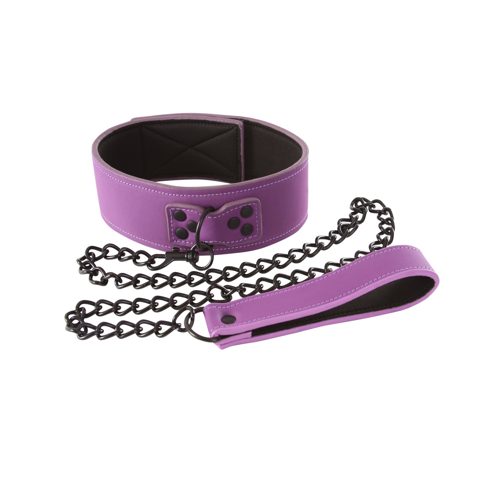 lust-bondage-collar-purple Lust Bondage Collar - Purple - Image 1