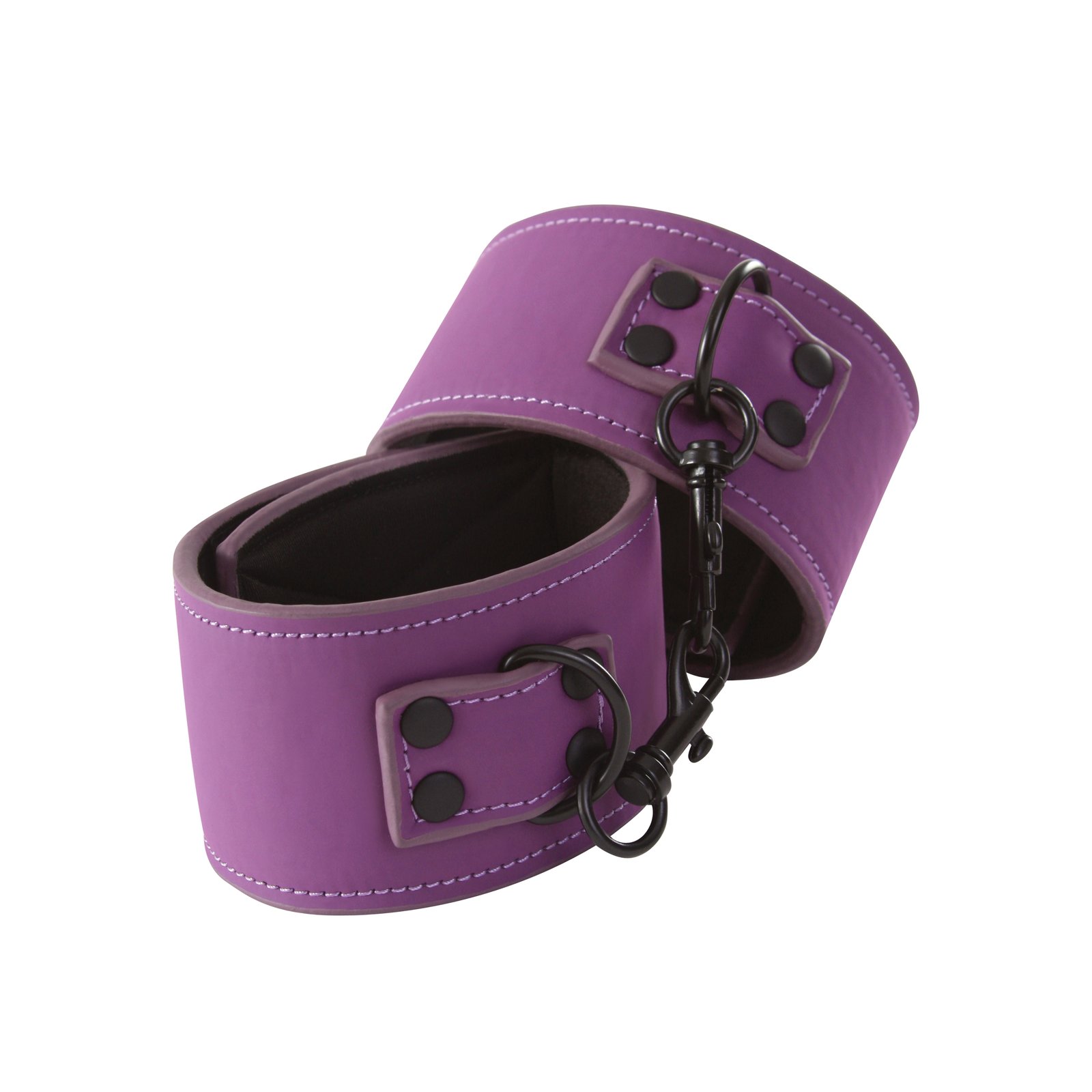 lust-bondage-wrist-cuff-purple Lust Bondage Wrist Cuff - Purple - Image 1