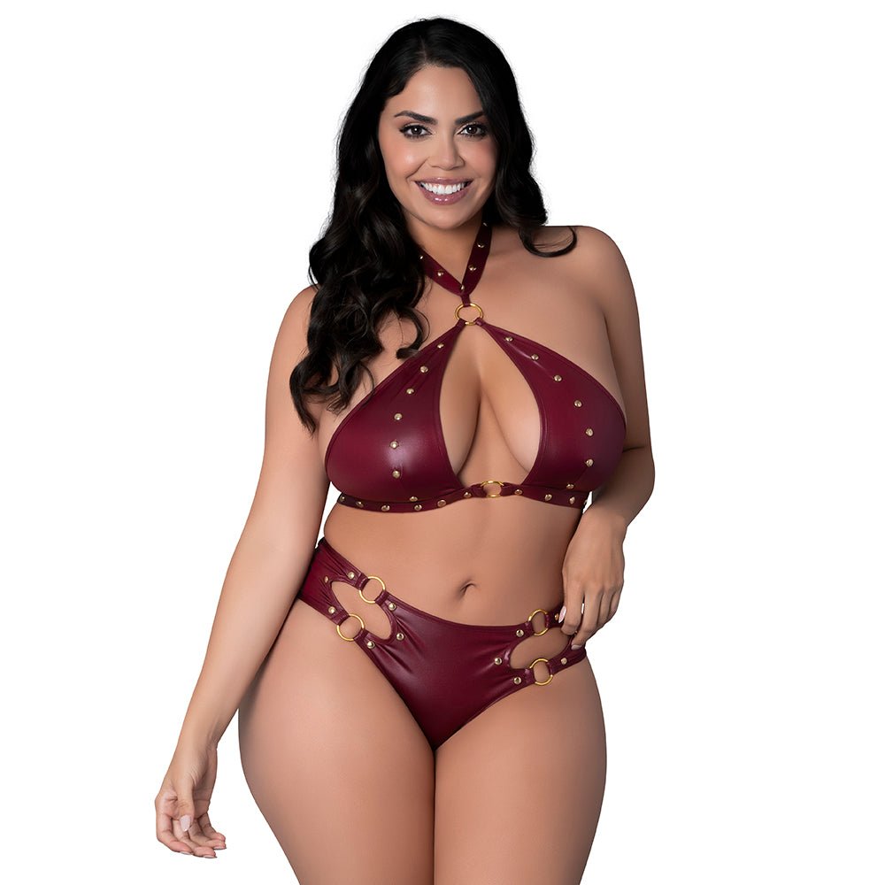 lust-fetish-juno-burgundy-queen-size Lust Fetish Juno Burgundy Queen Size - Image 1