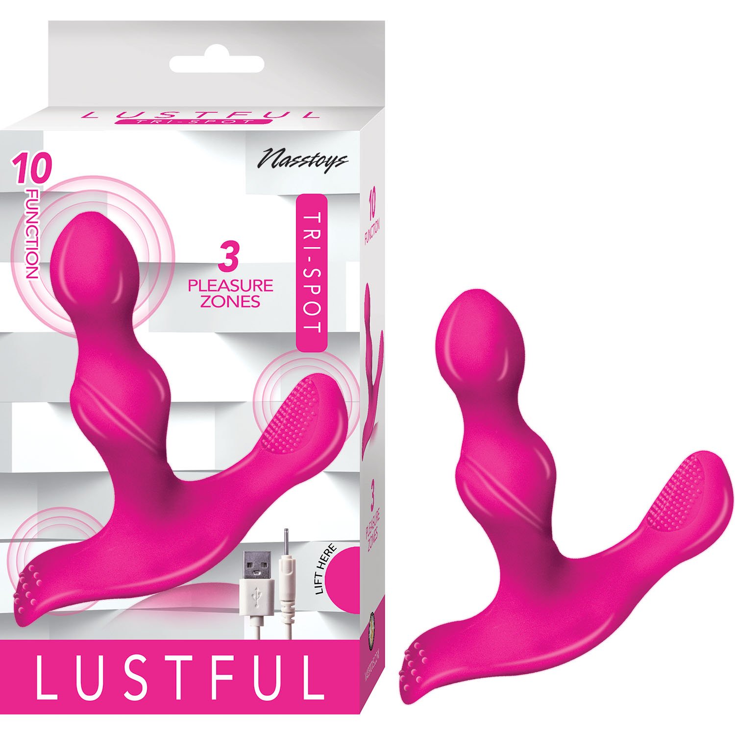 lustful-tri-spot-pink Lustful Tri-Spot - Pink - Image 1