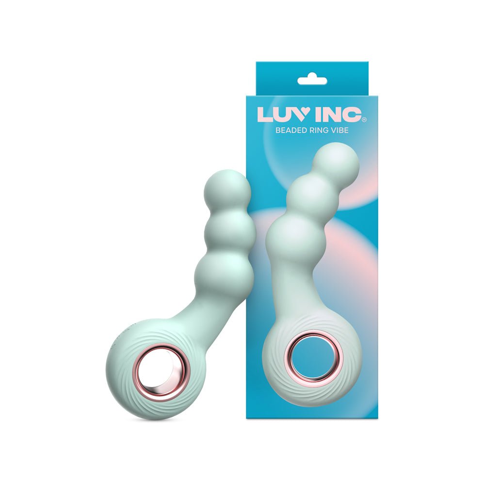 luv-inc-br15-beaded-ring-vibe-green Luv Inc Br15: Beaded Ring Vibe Green - Image 1