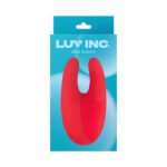 Luv Inc Bu89 Mini Bunny Rechargeable Silicone Vibrator Red - Image 3
